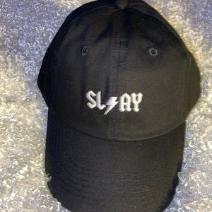 Cute Black Slay Cap